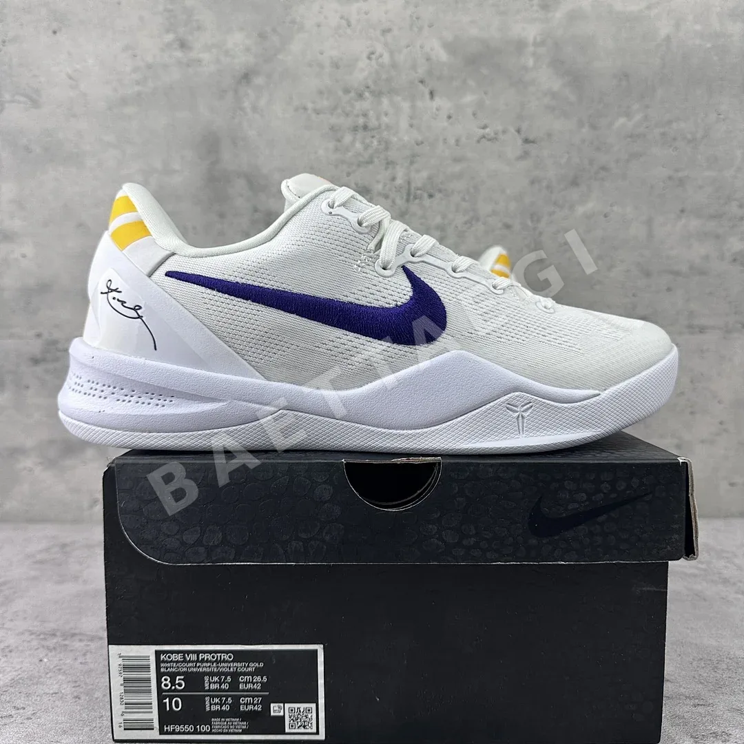나이키 코비 8 프로트로 HF9550-100 200994 Nike Kobe 8 Protro Lakers Home ZK8