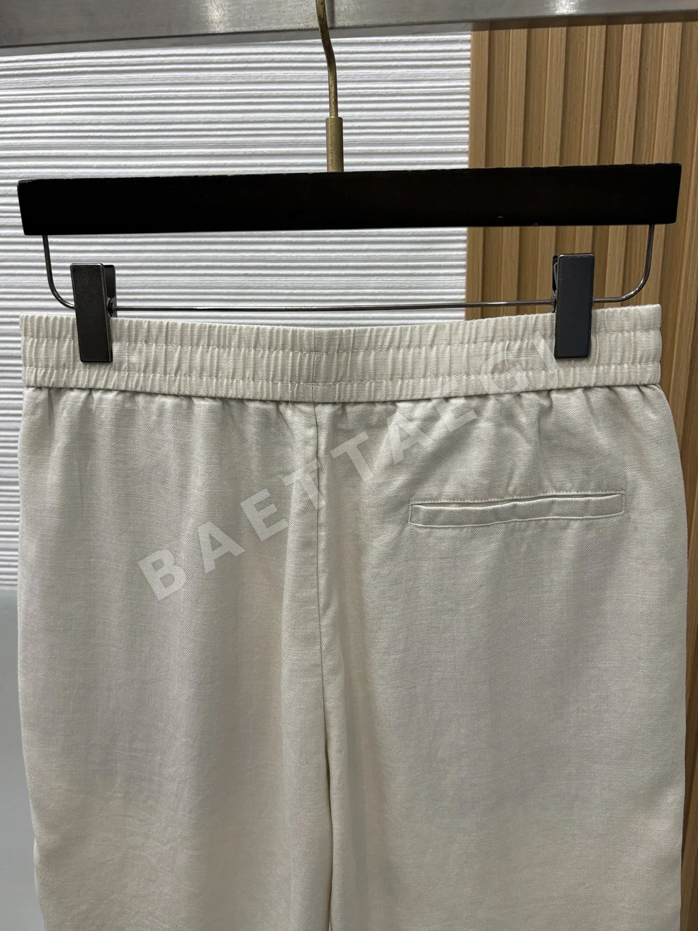 로로피아나 린넨 코튼 맞춤 남성 반바지 상세 이미지 9
