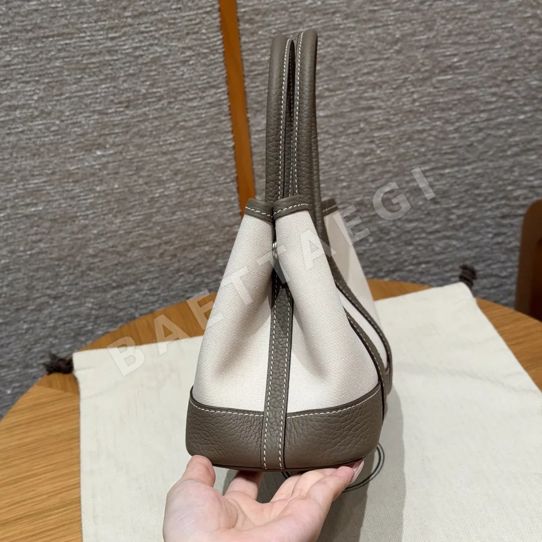 에르메스 가든파티 미니 캔버스 가방 상세 이미지 4
