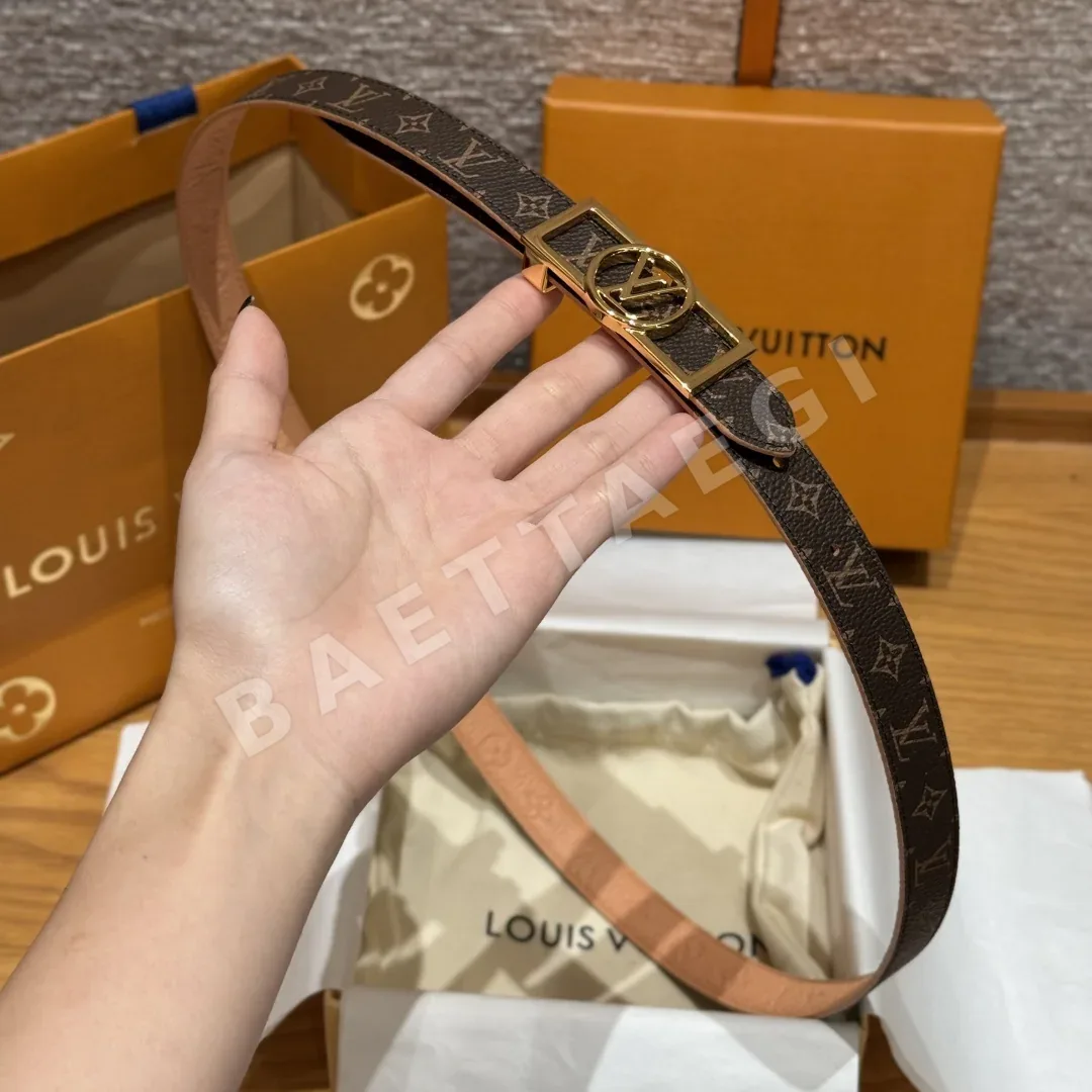 루이비통 도핀 리버시블 벨트 상세 이미지 4