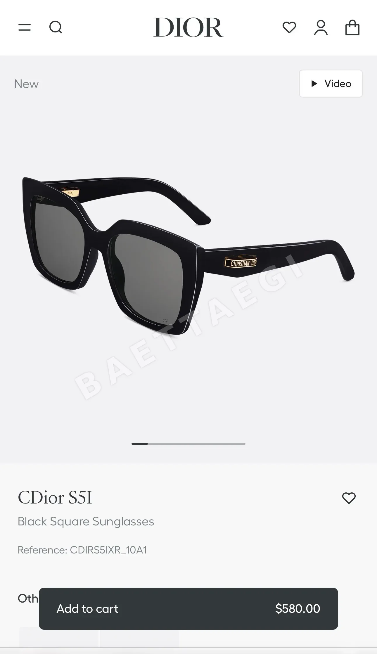 디올 선글라스 72698 Dior Sunglasses 상세 이미지 7