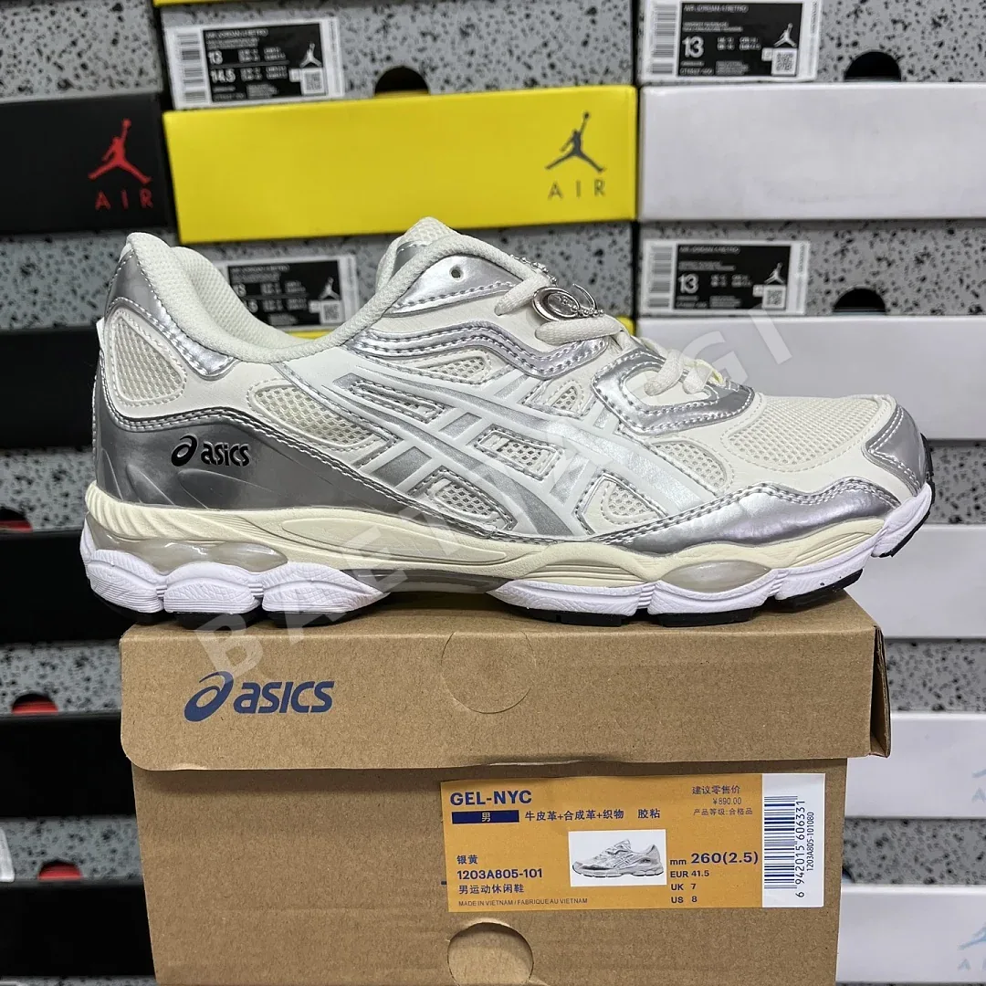 아식스 [GX] 젤 NYC 1203A805-101 200536 Asics Gel-NYC Cream Pure Silver