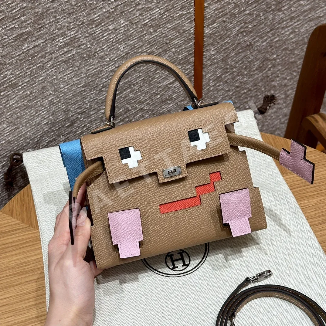 에르메스 켈리돌백 밀크티 은장 가방 상세 이미지 6