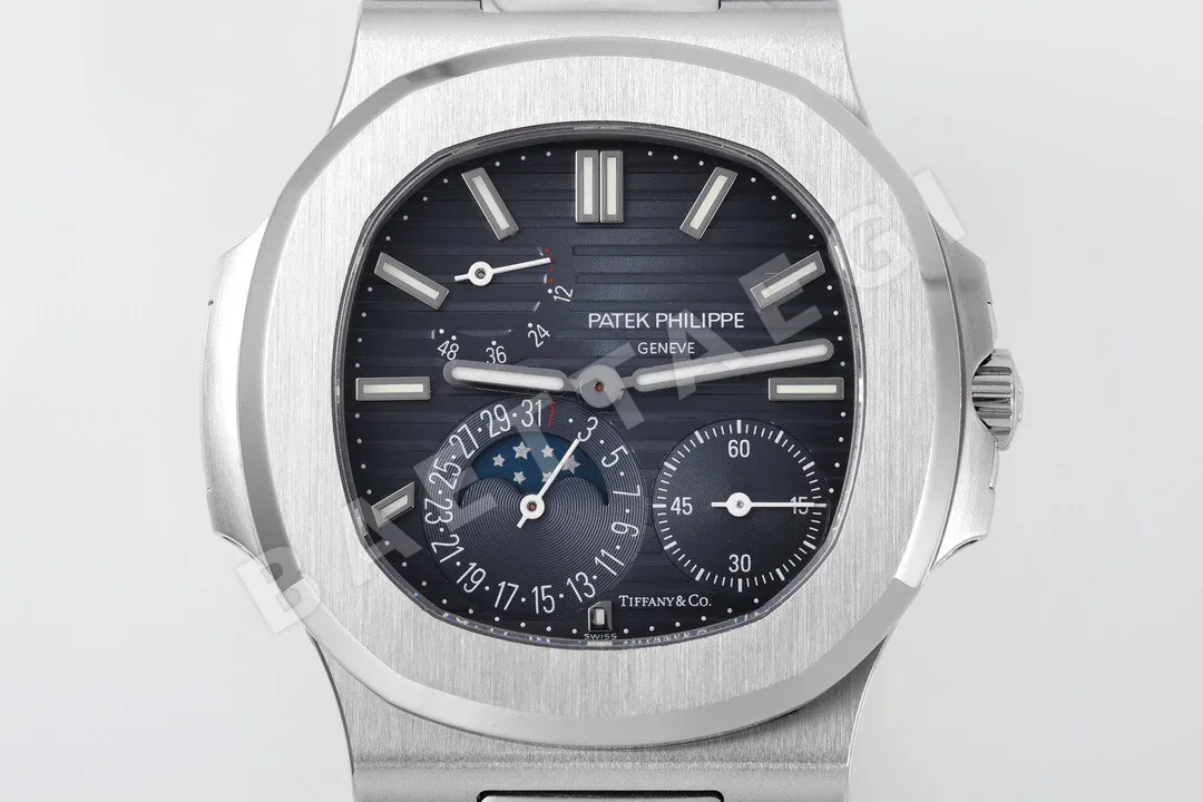 파텍필립 노틸러스 5712 문페이즈 멀티펑션 자동 블루 다이얼 PPF 공장 레플리카 44069 Patek Philippe 상세 이미지 2