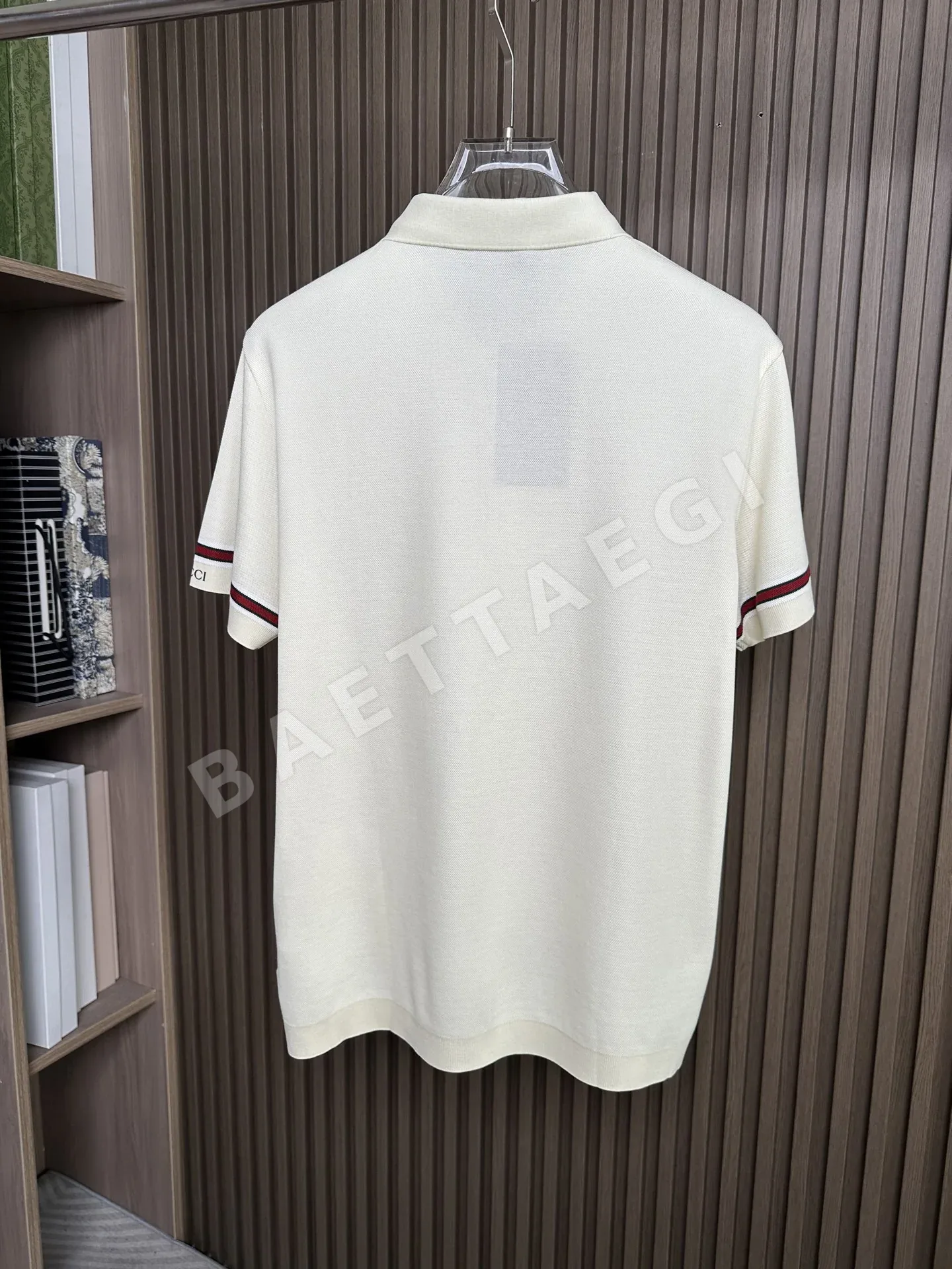 구찌 더블 G 패치 카라 반팔 셔츠 상세 이미지 2