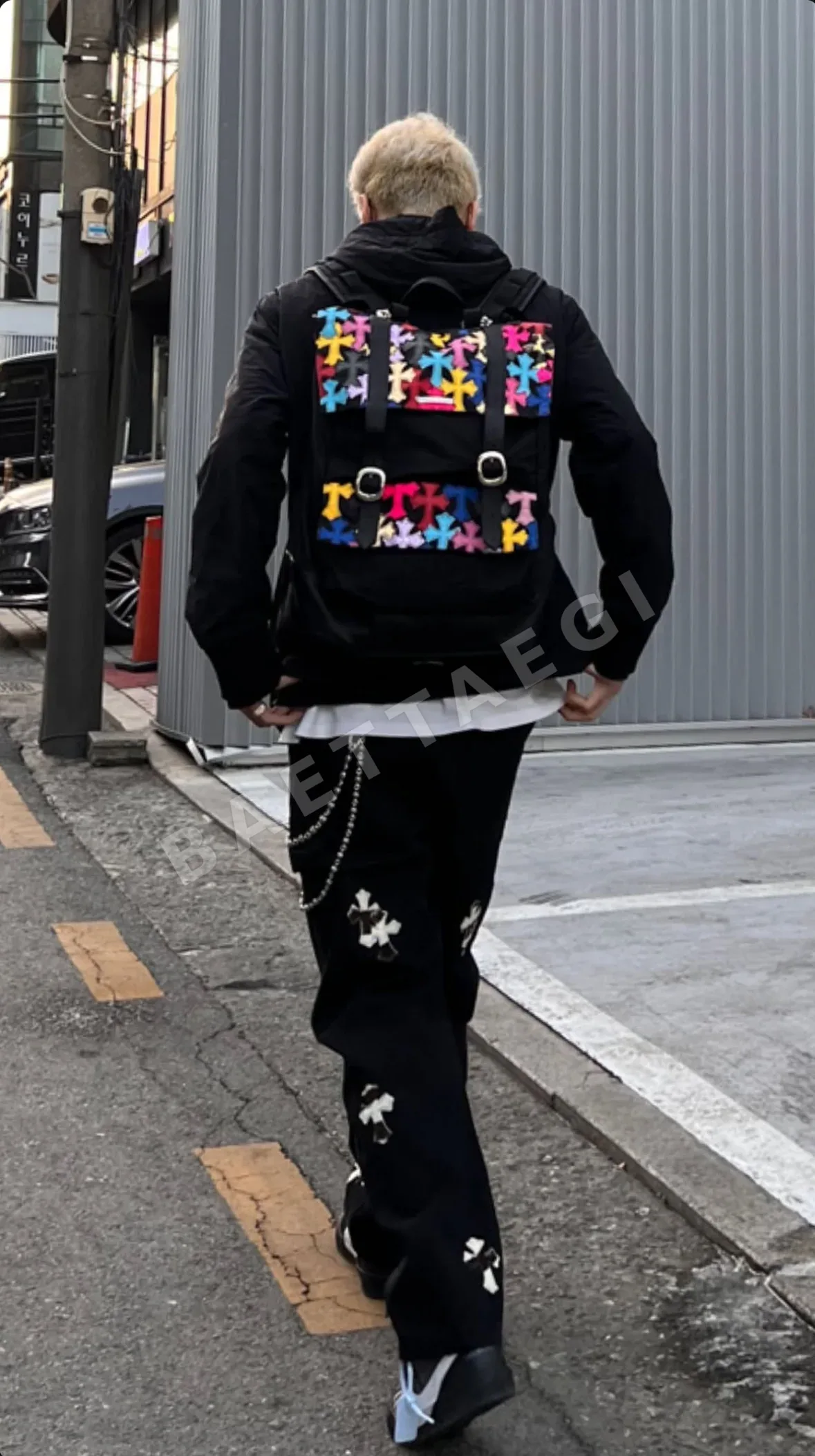 크롬하츠 가죽 백팩 상세 이미지 4