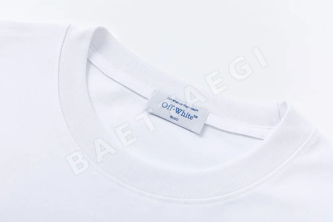 오프화이트 뉴 루즈핏 남성 반팔 티셔츠 상세 이미지 6