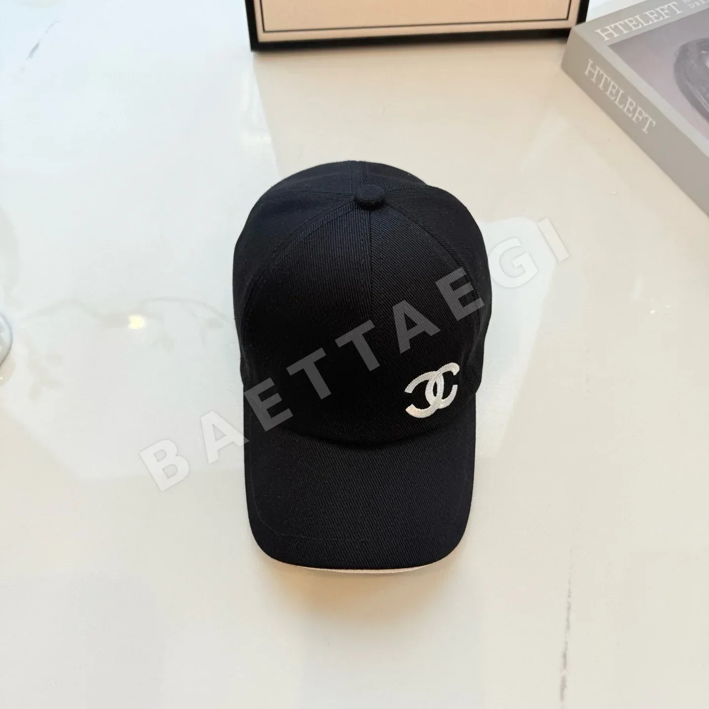 샤넬 트윌 더블 C 자수 야구모자 상세 이미지 1