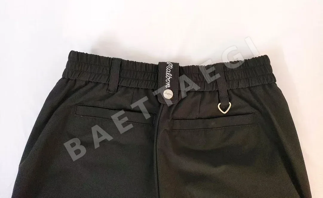 말본 여성 캐주얼 드로스트링 팬츠 상세 이미지 4