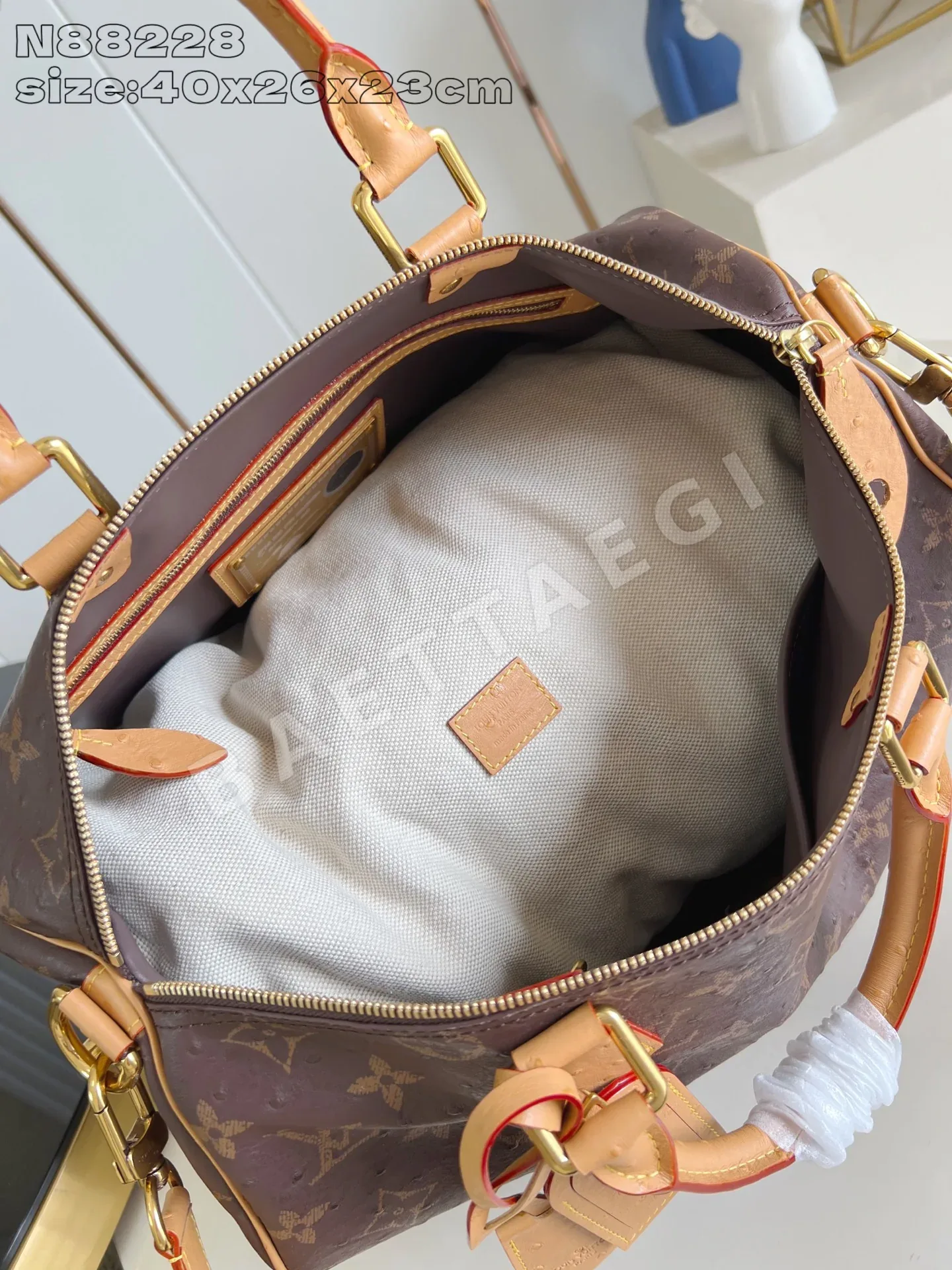루이비통 모노그램 스피디 반둘리에 40 핸드백 N88228 상세 이미지 12