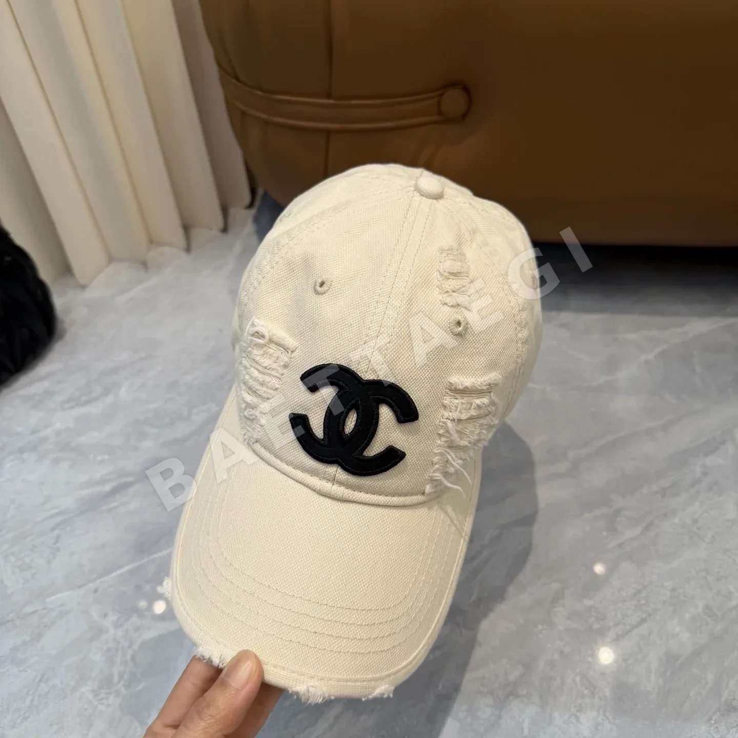 샤넬 로고 베이스볼 캡 상세 이미지 2