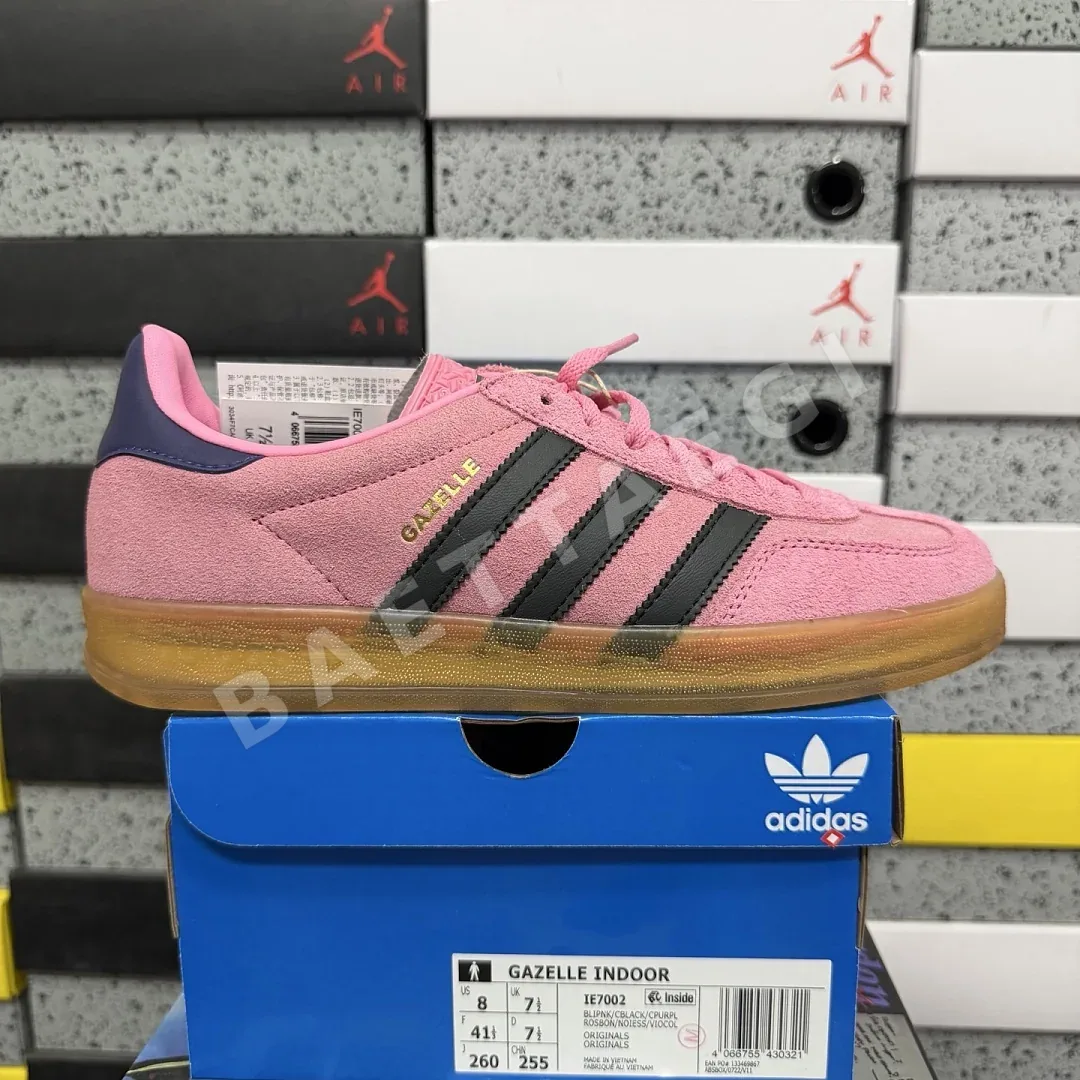 아디다스 [GOD] 가젤 인도어 IE7002 200659 Adidas Gazelle Indoor Bliss Pink Purple