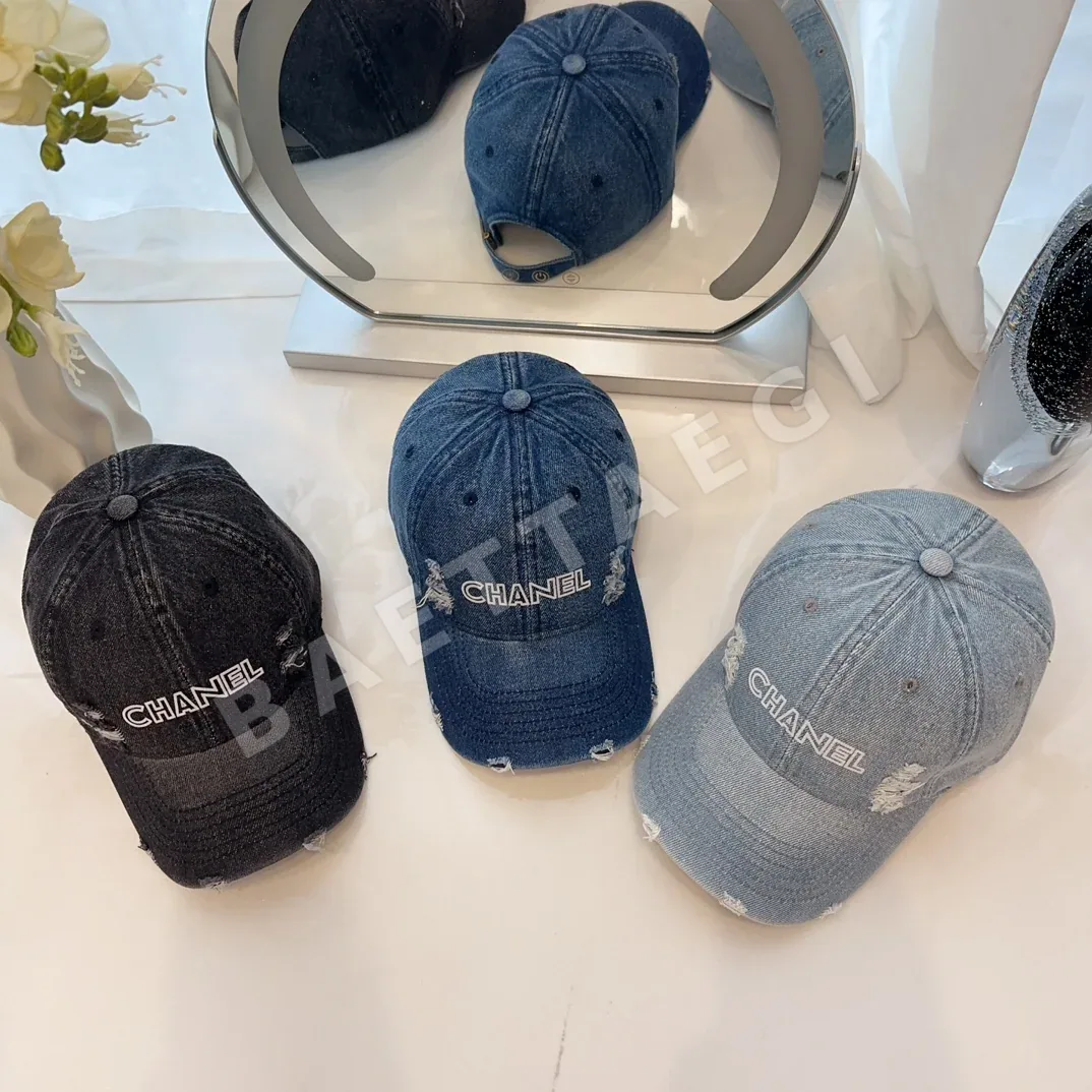 샤넬 데님 베이스볼 모자 상세 이미지 9