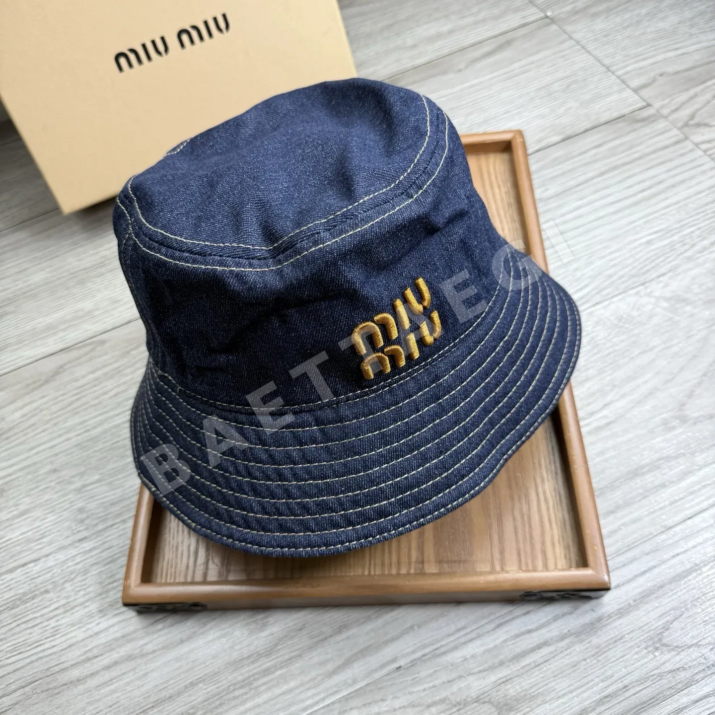 미우미우 썸머 버킷 햇 모자 상세 이미지 8