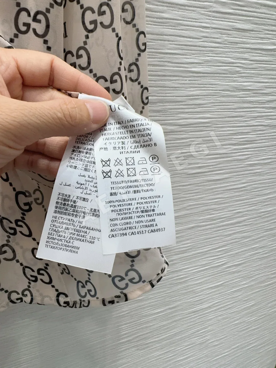 구찌 여성 시스루 셔츠 세트 상세 이미지 9