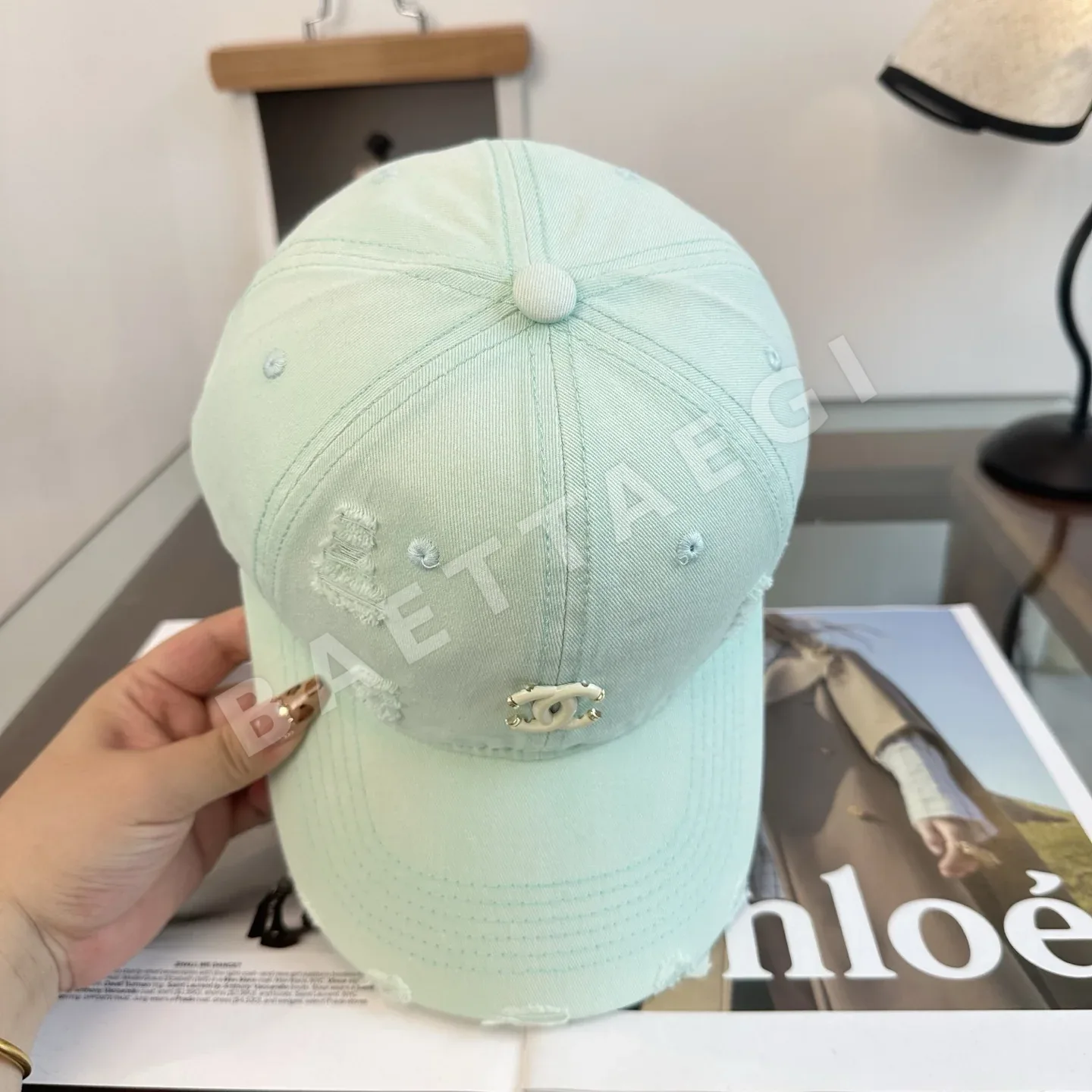 샤넬 미니 야구모자 상세 이미지 5