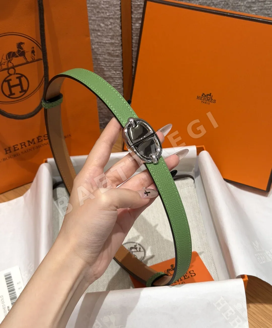 에르메스 탈라싸 에프슨 카프 스킨 벨트 상세 이미지 2