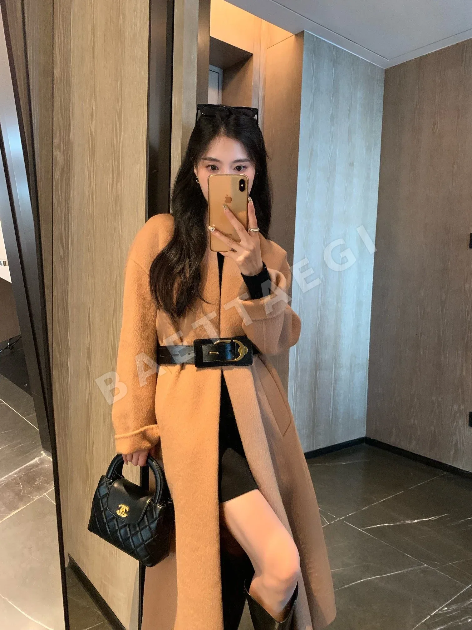 디올 알파카 울 여성 자켓 154115