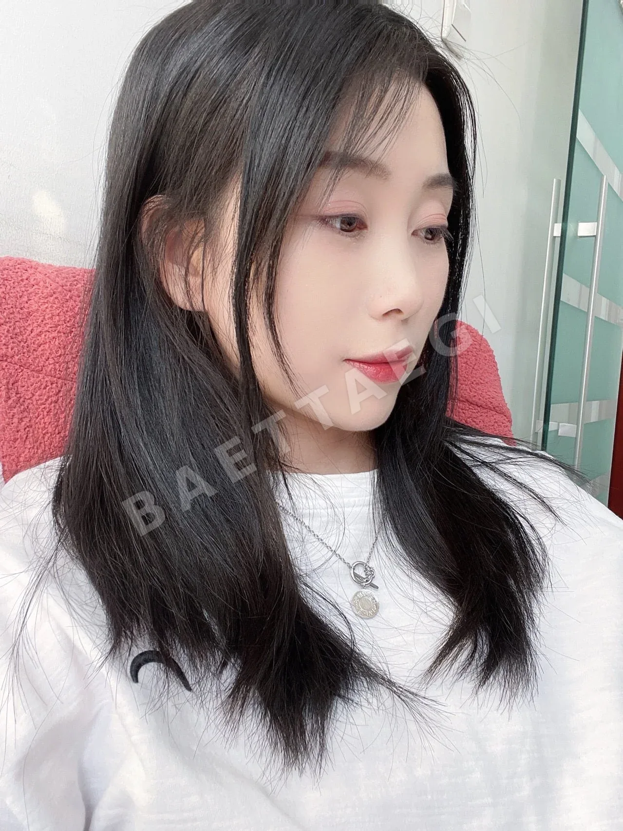 에르메스 코인 디자인 스털링 실버 목걸이 상세 이미지 2