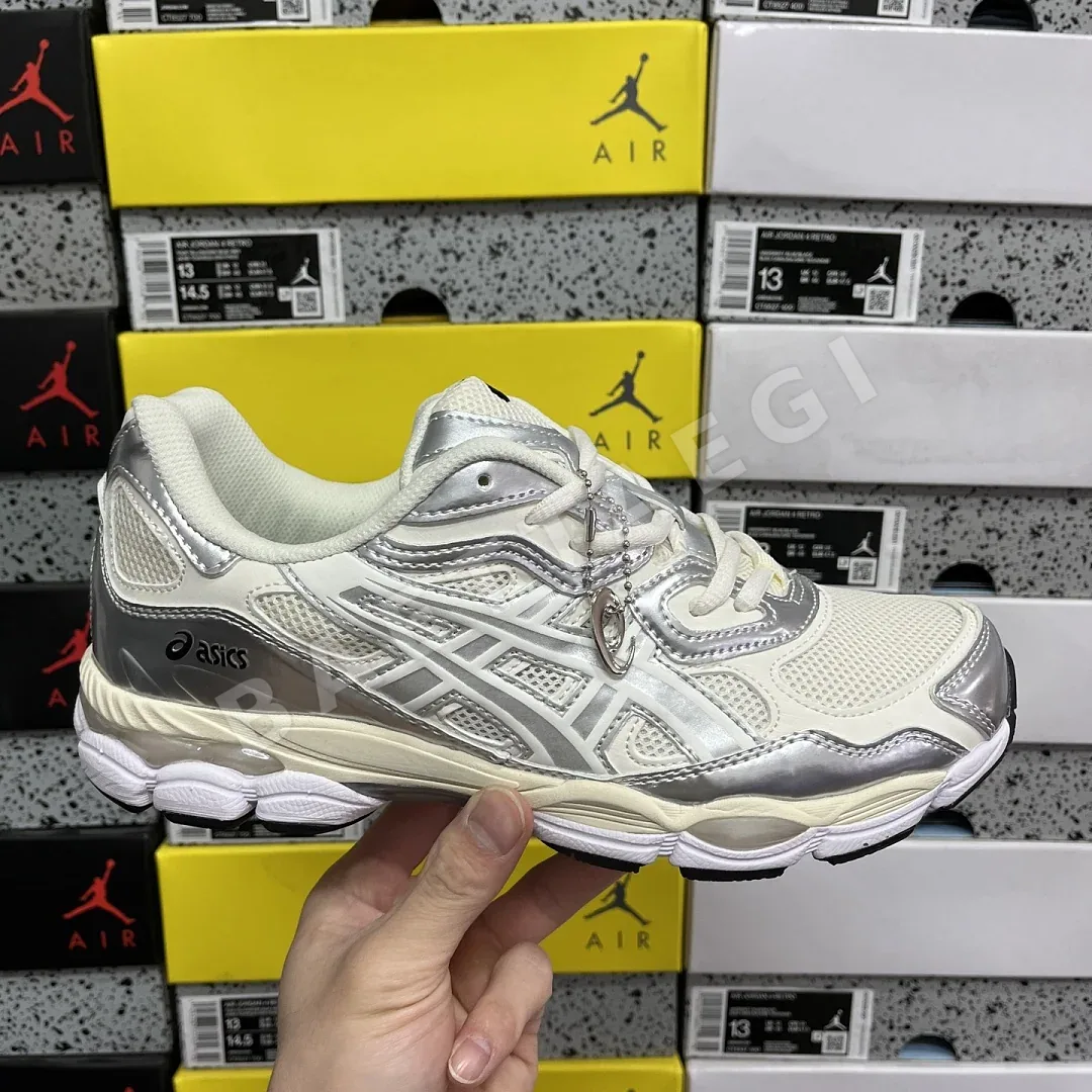 아식스 [GX] 젤 NYC 1203A805-101 200536 Asics Gel-NYC Cream Pure Silver 상세 이미지 3