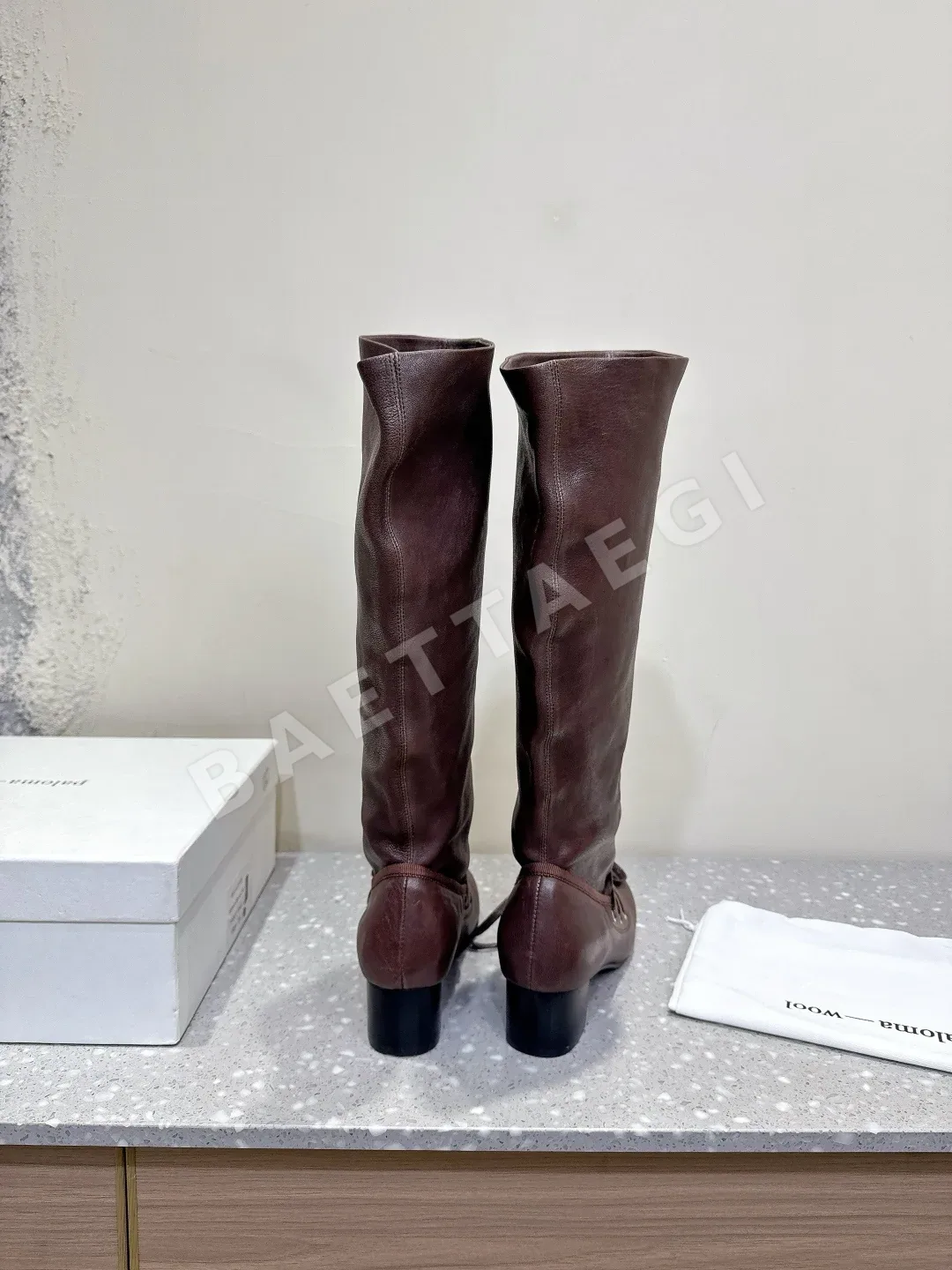 팔로마울 팔로마 울 청키힐 라운드토 슬립온 슬라우치 부츠 상세 이미지 6