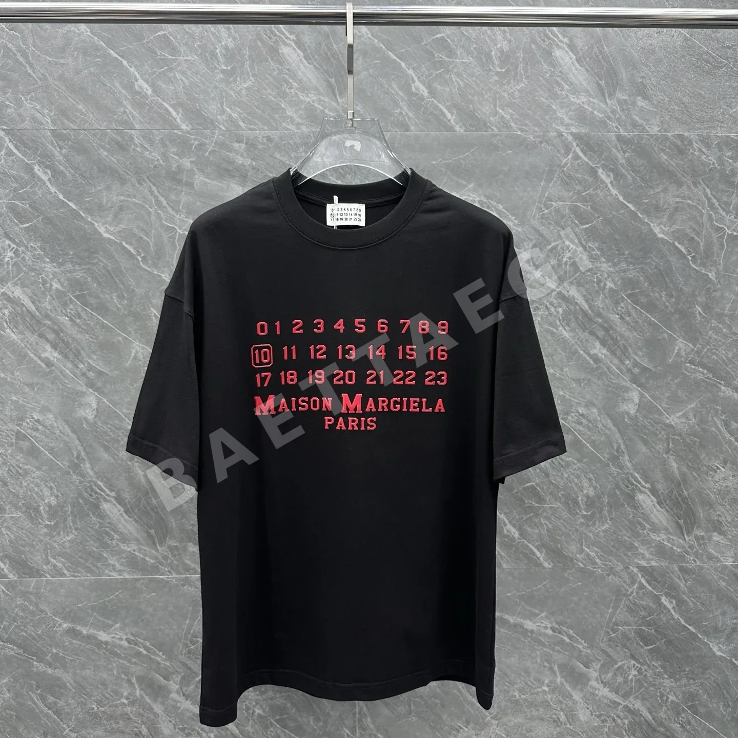 마르지엘라 디지털 프린트 남성 반팔 티셔츠 48229