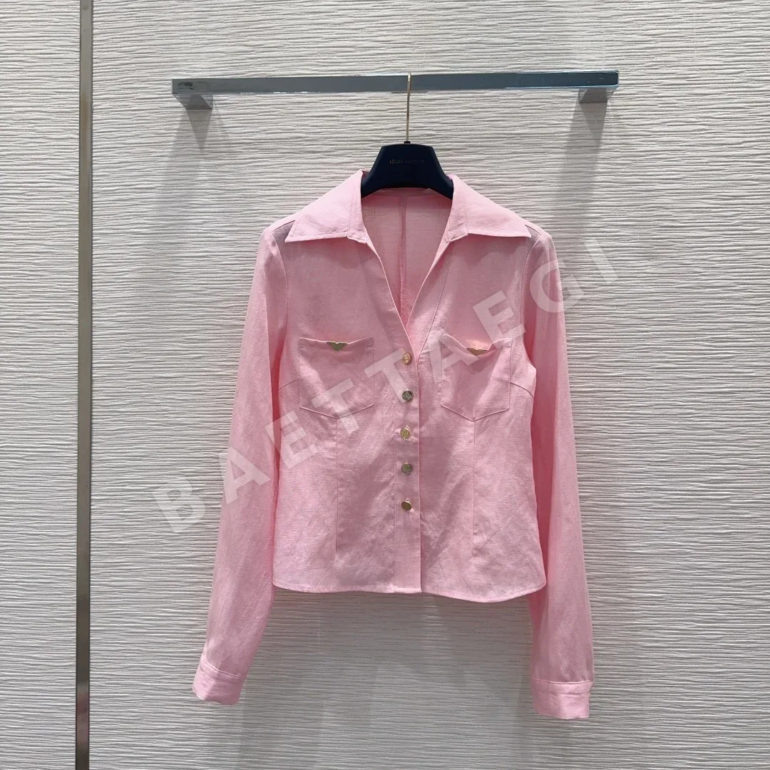 루이비통 루 텐셀 린넨 여성 반바지 세트 상세 이미지 2