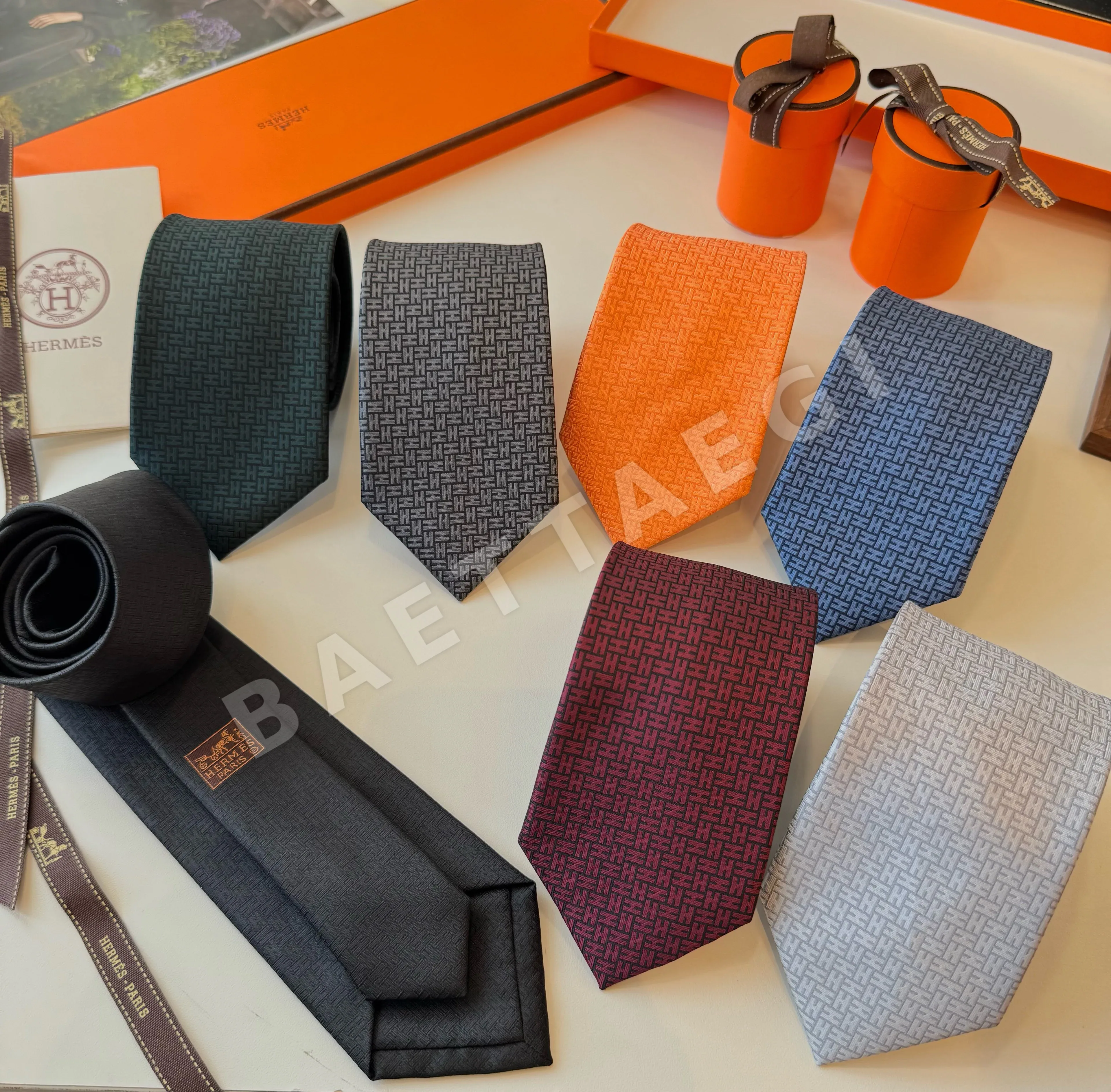 에르메스 넥타이 86809 Hermes Tie 상세 이미지 16