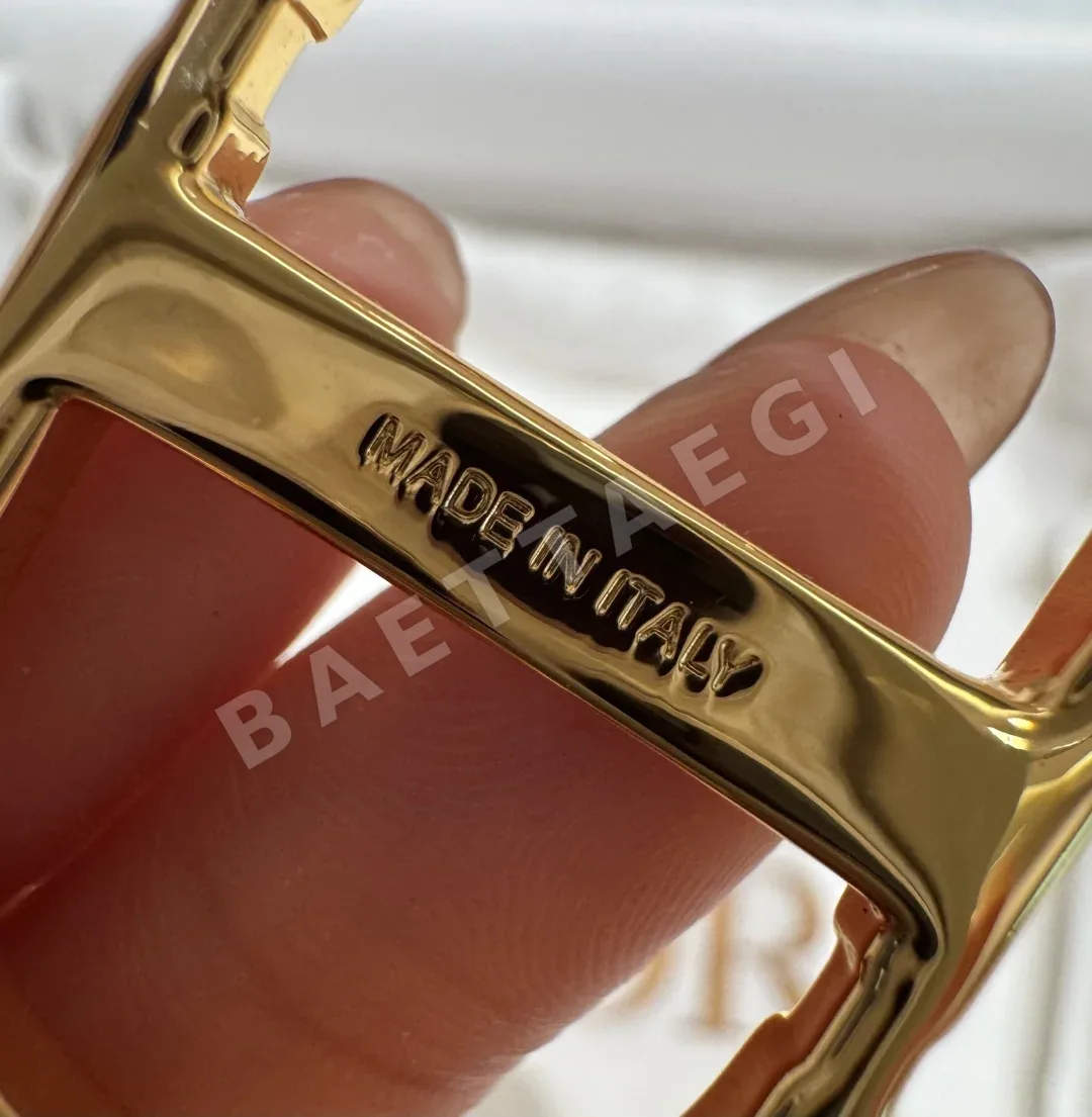 디올 몽테뉴 플리츠 양가죽 스트레치 벨트 상세 이미지 8