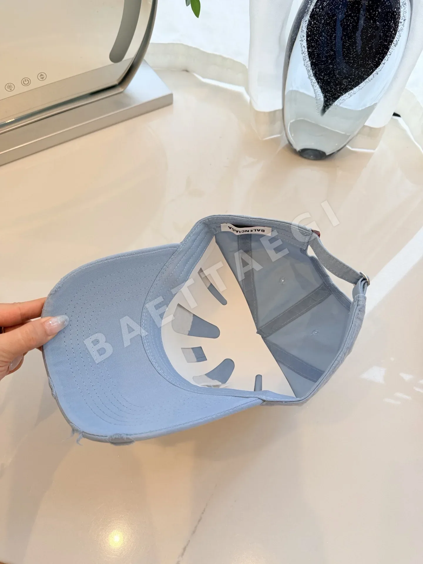 발렌시아가 마카롱 베이스볼 캡 상세 이미지 9