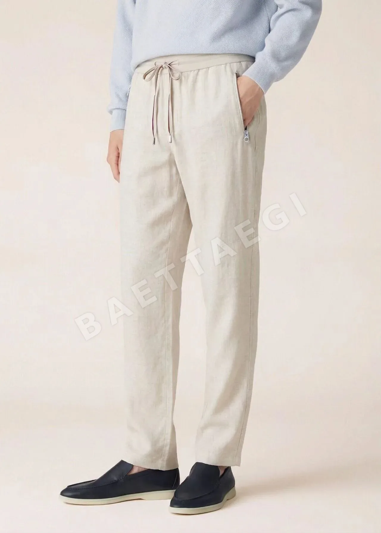 로로피아나 린넨 남성 바지 129969