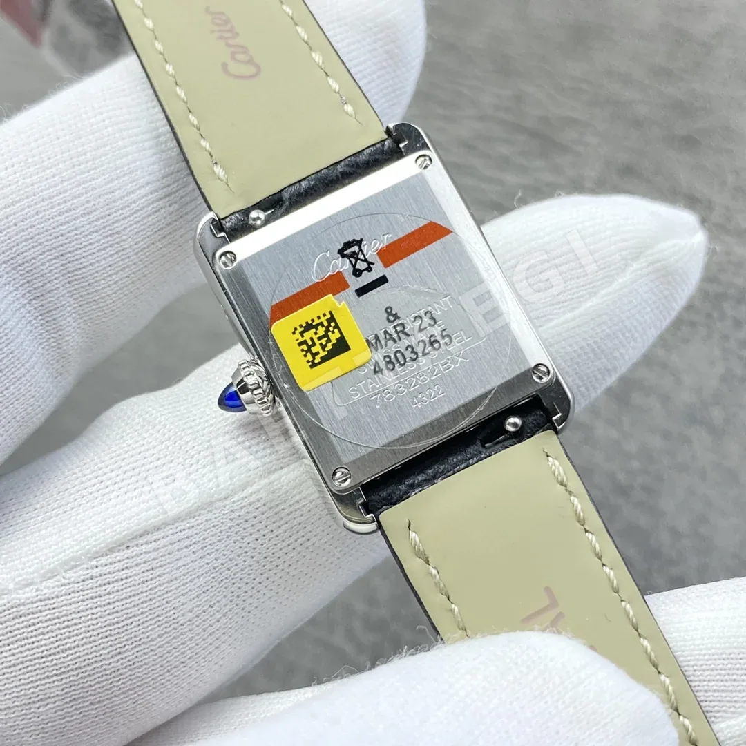 까르띠에 탱크 머스트 사파이어 글라스 스몰 미디움 레플리카 42734 Cartier 상세 이미지 9