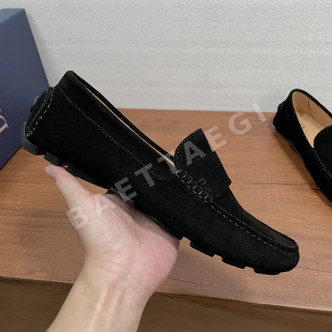 디올 로퍼 남성 가죽 가로 스트랩 상세 이미지 4