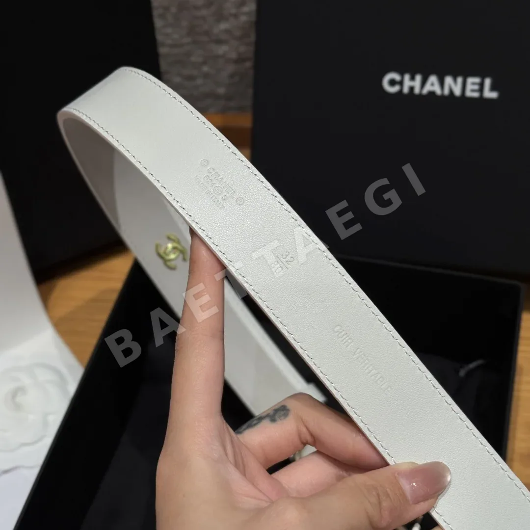 샤넬 카프스킨 양면 벨트 상세 이미지 9