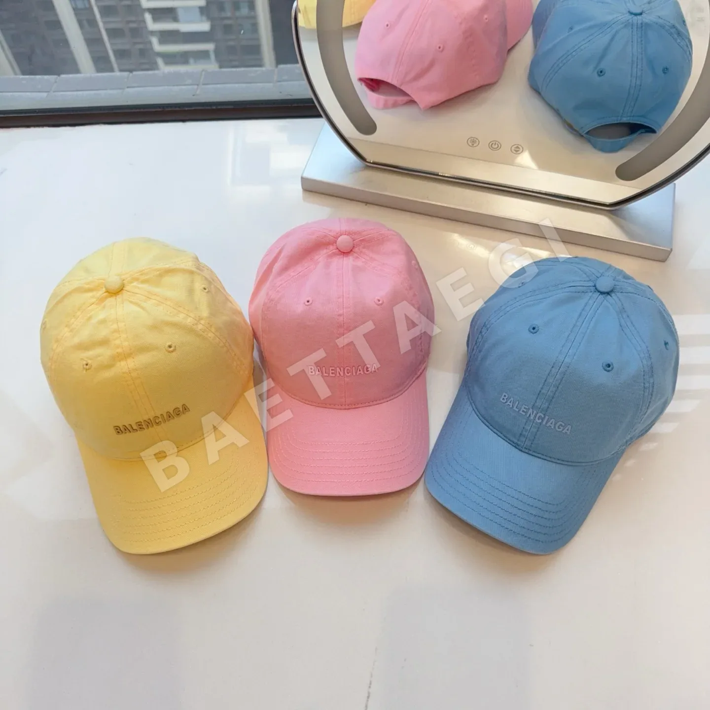 발렌시아가 컬러풀 면 야구모자 상세 이미지 9
