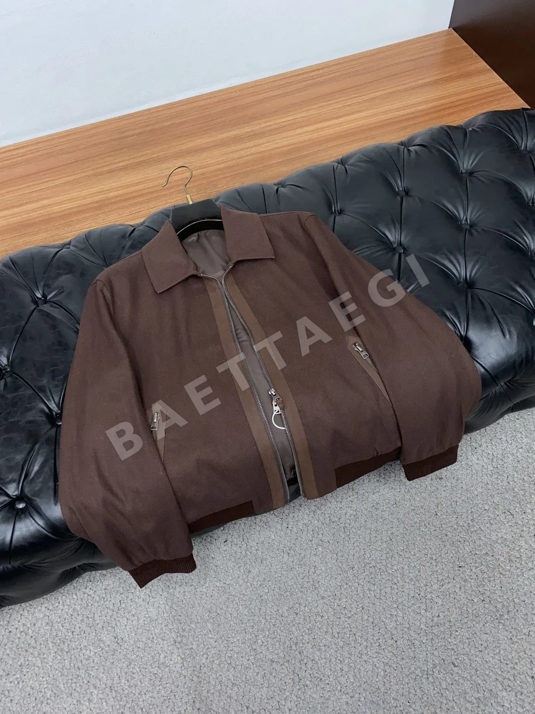 브루넬로쿠치넬리 린넨 라펠 캐주얼 자켓 상세 이미지 5