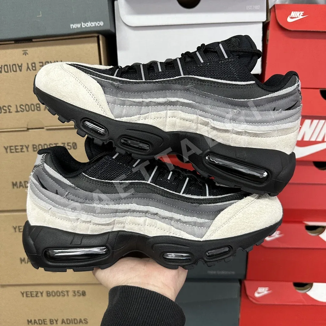 나이키 [GX] 에어 맥스 95 CU8406-101 201215 Nike Air Max 95 Comme Des Garcons Black Grey 상세 이미지 8