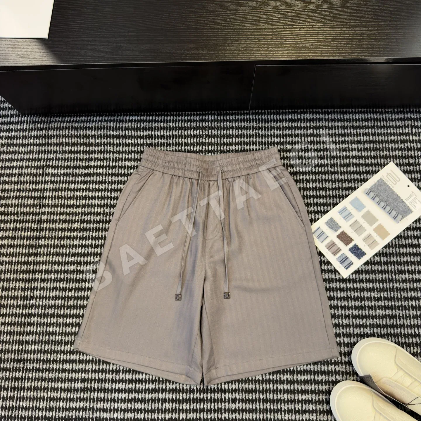 보테가베네타 린넨 혼방 남성 반바지 상세 이미지 6