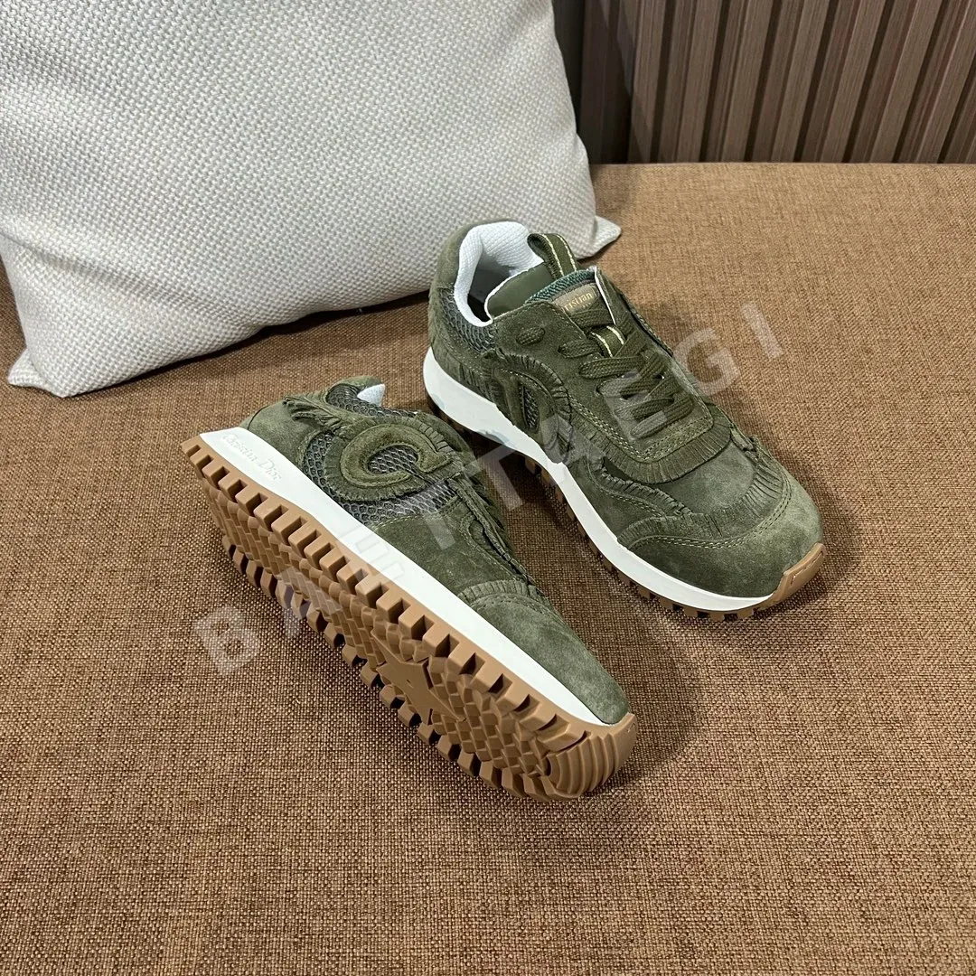 디올 세 디올 스웨이드 메시 카키 스니커즈 상세 이미지 5