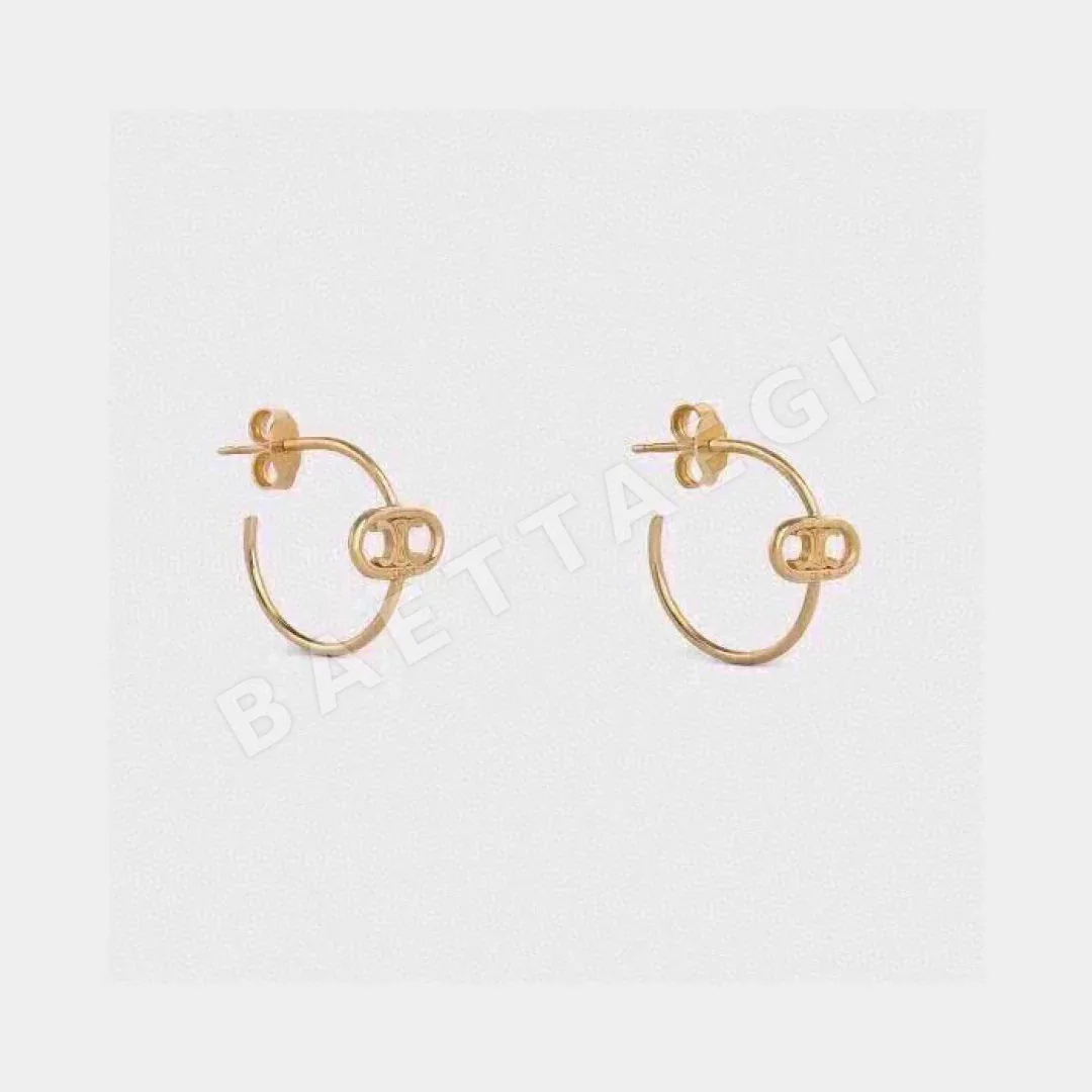 셀린느 골드 개선문 스터드 귀걸이 상세 이미지 3