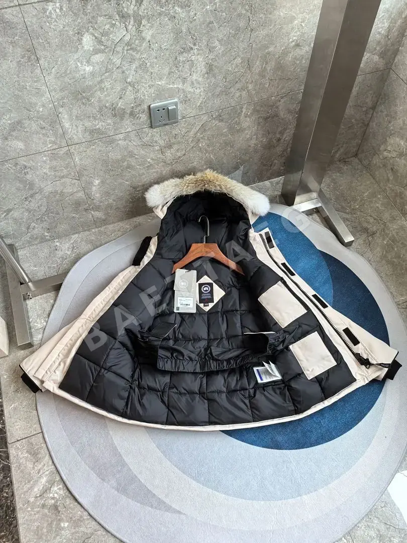 캐나다구스 [TOP] 화이트 베이지 205739 Canada Goose Kids E08 상세 이미지 6