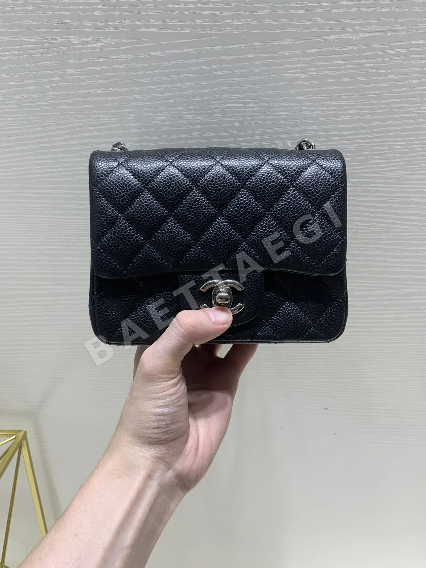 샤넬 정사각 팬더 피시 스킨 가방 상세 이미지 7