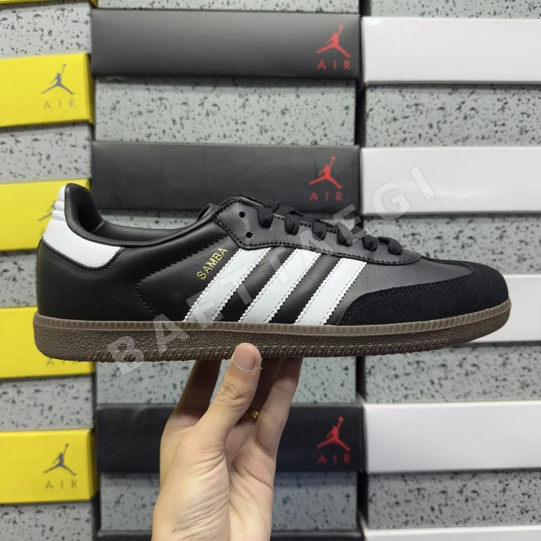 아디다스 [GOD] 삼바 OG B75807 200652 Adidas Samba OG Black White Gum 상세 이미지 5