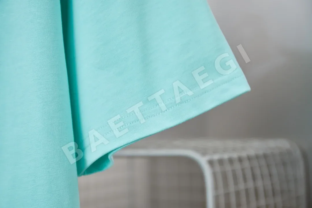 루이비통 LV 레터 테리 라인스톤 남성 반팔 티셔츠 상세 이미지 5