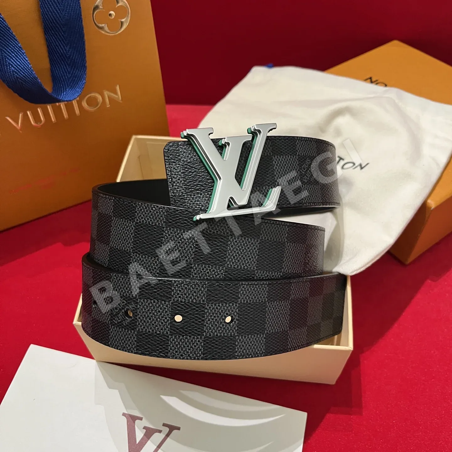 루이비통 LV 옵티컬 버클 캔버스 벨트 상세 이미지 9