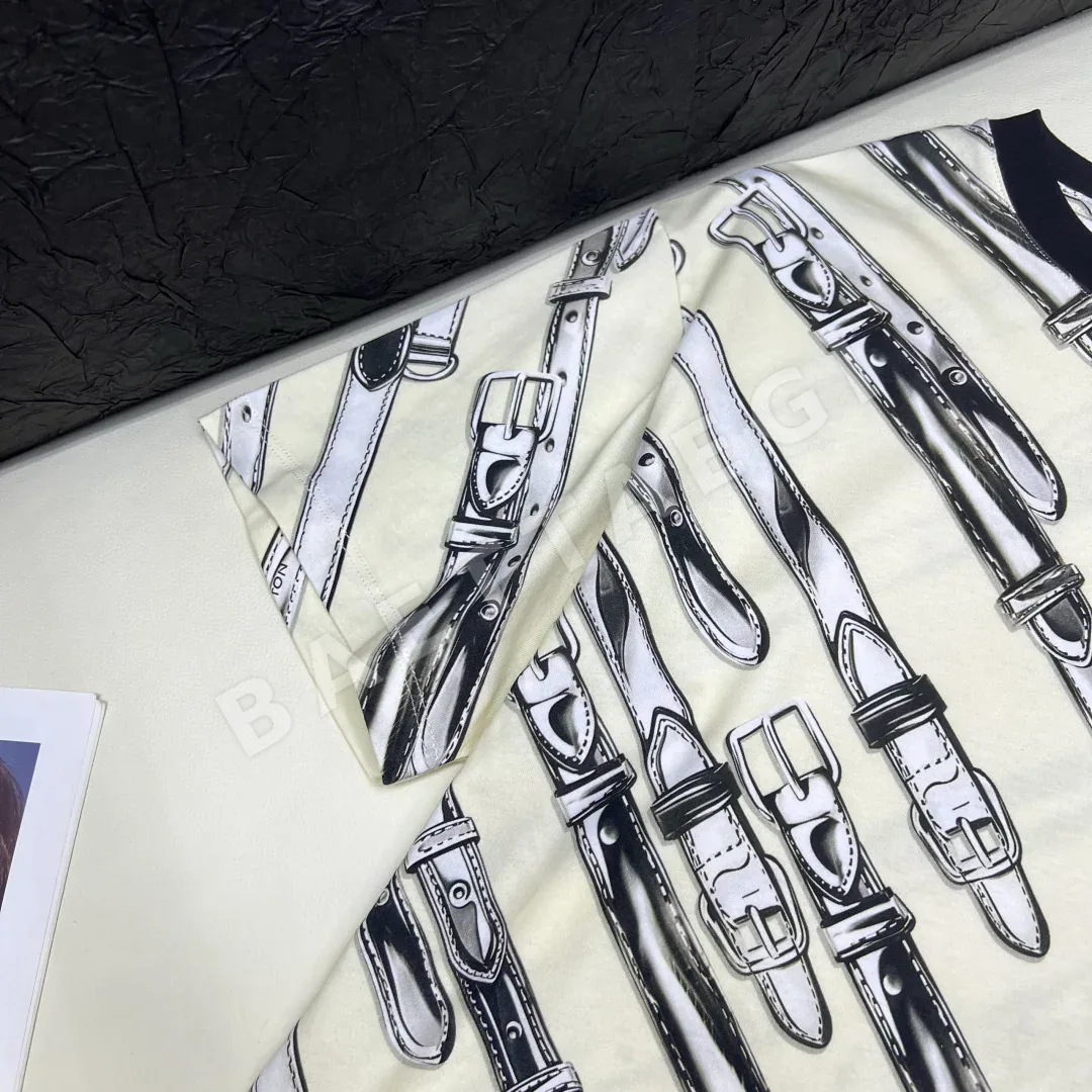 루이비통 크루넥 코튼 반팔 티셔츠 상세 이미지 5