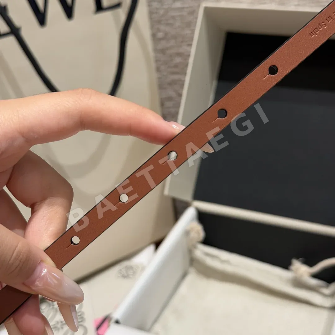 로에베 리버시블 스무스 카프스킨 벨트 상세 이미지 9