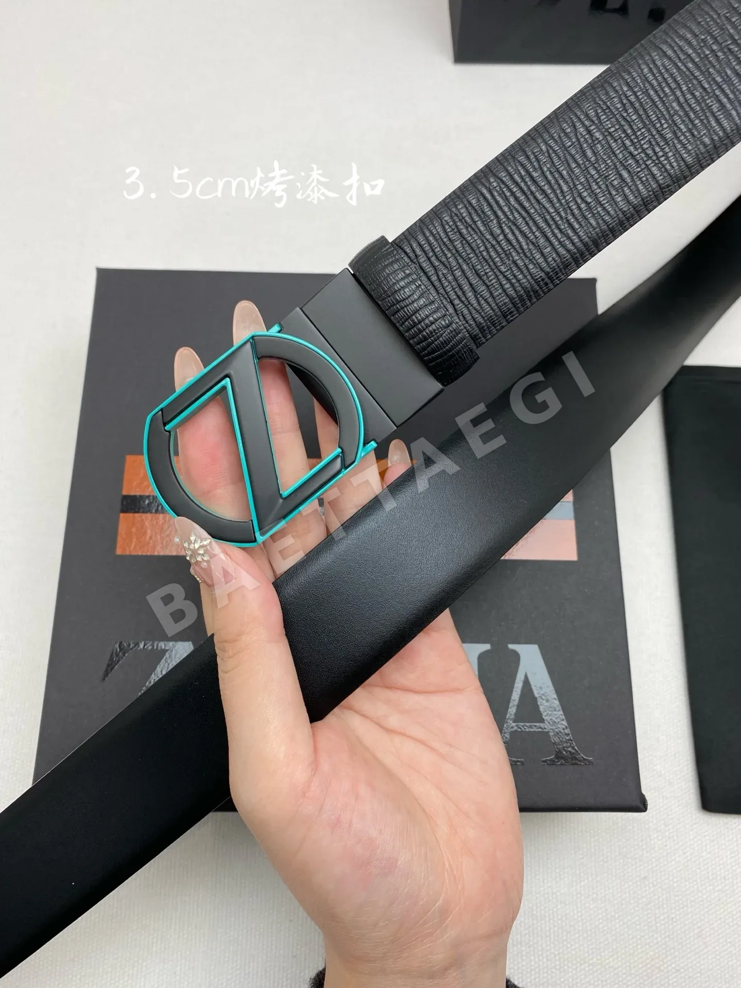 제냐 카프스킨 남성 벨트 상세 이미지 4
