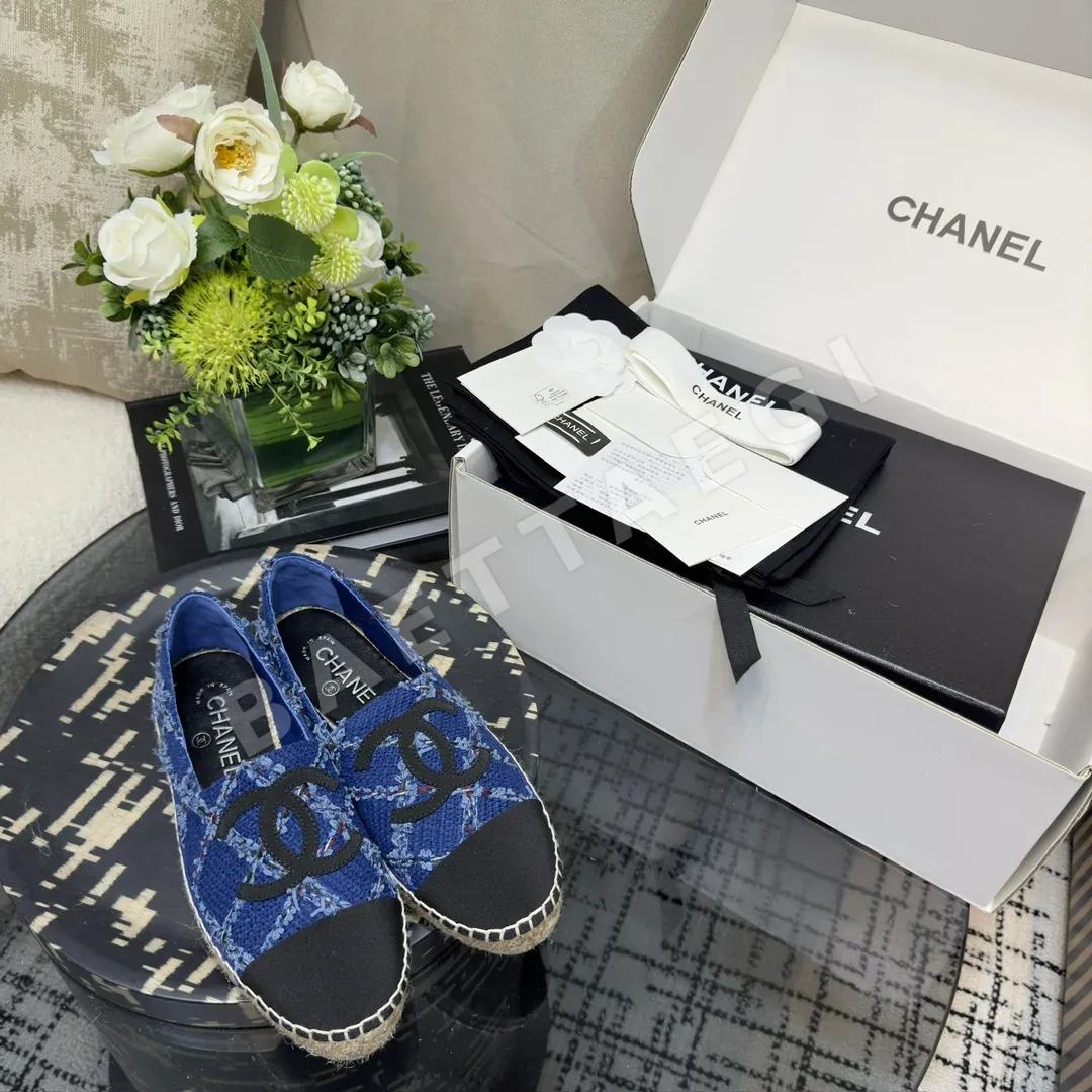 샤넬 클래식 슬립온 에스파드리유 신발 94233
