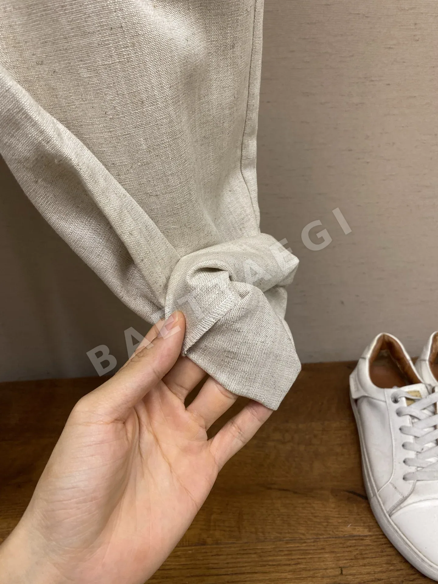 로로피아나 리오셀 린넨 혼방 남성 캐주얼 바지 상세 이미지 8